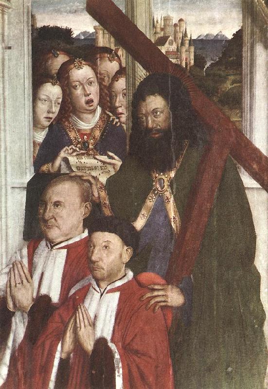 DALMAU, Lluis Altarpiece of the Councillors (detail) fg France oil painting art